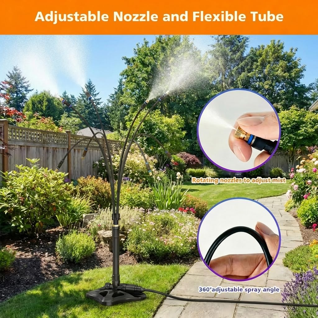 GOBRILLFUN heavy-duty weighted base detail for stable outdoor placement