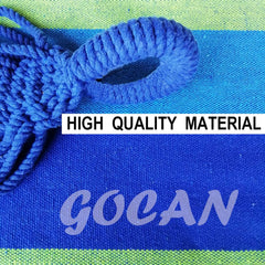 GOCAN hammock close-up of cotton weave highlighting soft breathable texture