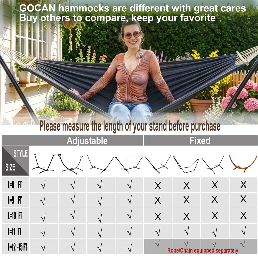 GOCAN hammock end ring and handcrafted knot close-up, reinforced strength
