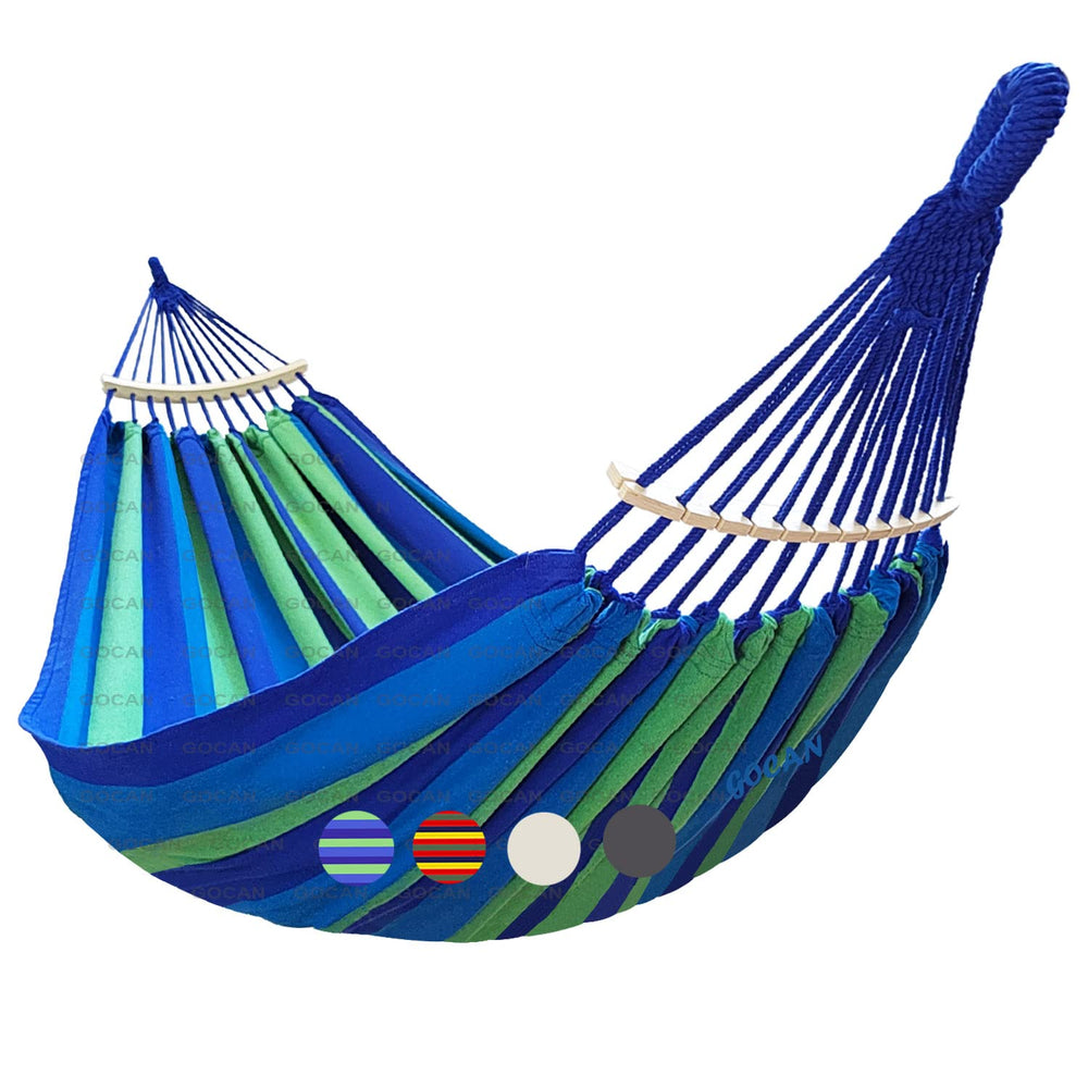 GOCAN hammock front view showing full XXXL bed and inviting comfort