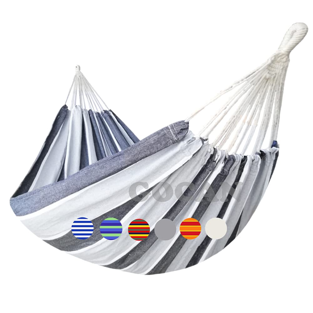 GOCAN hammock front view showing full bed and generous size for comfortable lounging