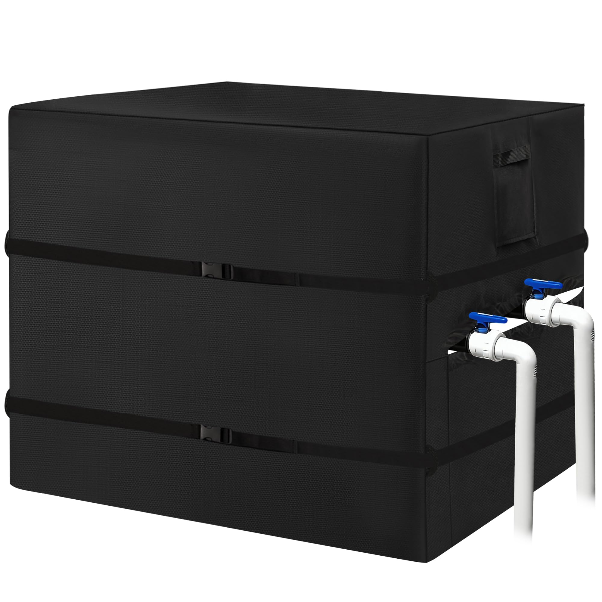 GOCOHHI front view cover fitted on a pool heat pump for weather protection