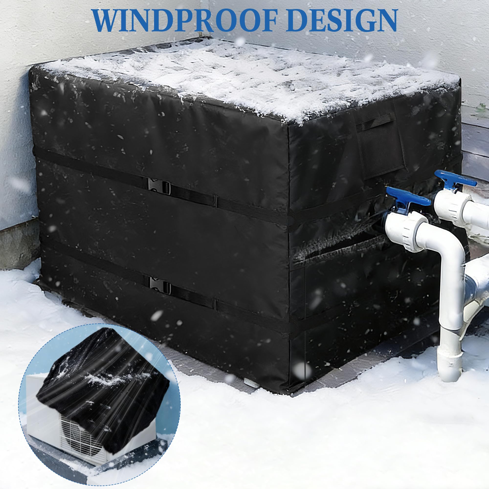 GOCOHHI hose channel with elastic and Velcro allowing connected plumbing