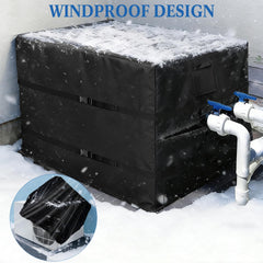 GOCOHHI hose channel with elastic and Velcro allowing connected plumbing