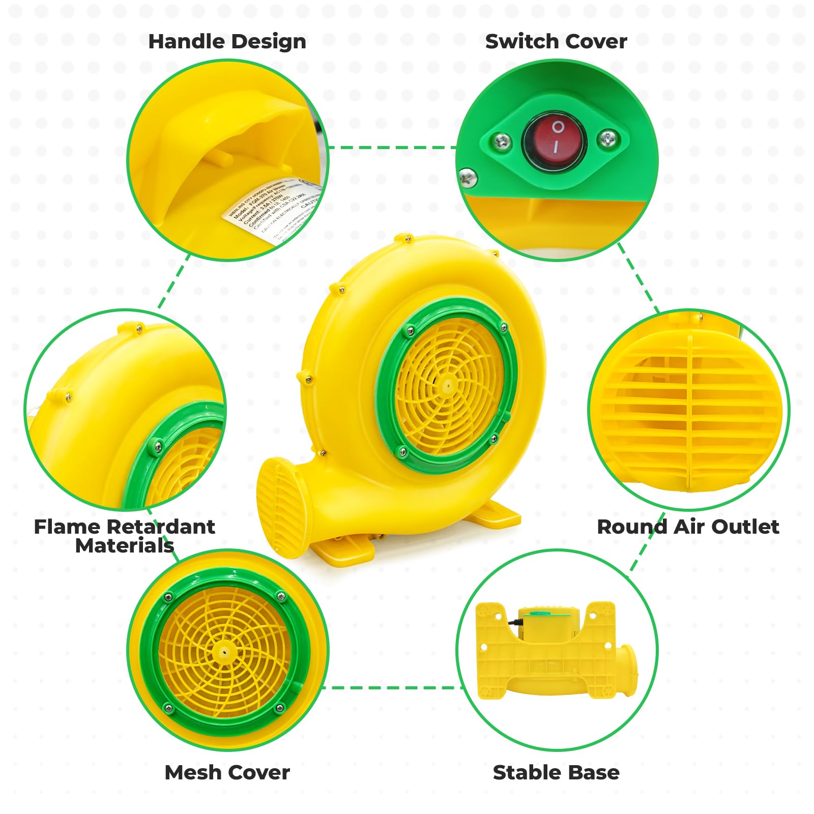 GOFAFALO close-up of durable PP shell illustrating drop-resistant protection