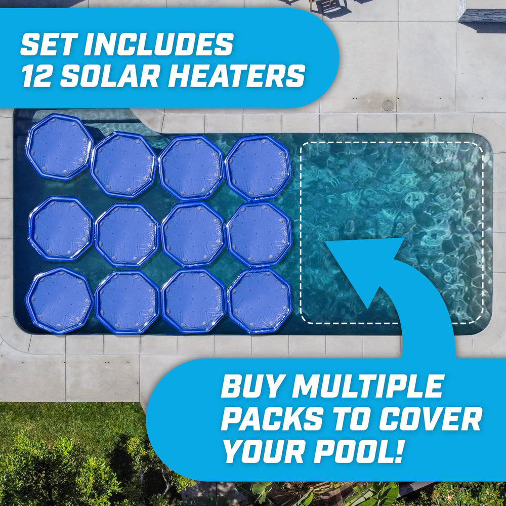 GoFloats V2 ring laying flat on water surface boosting solar absorption
