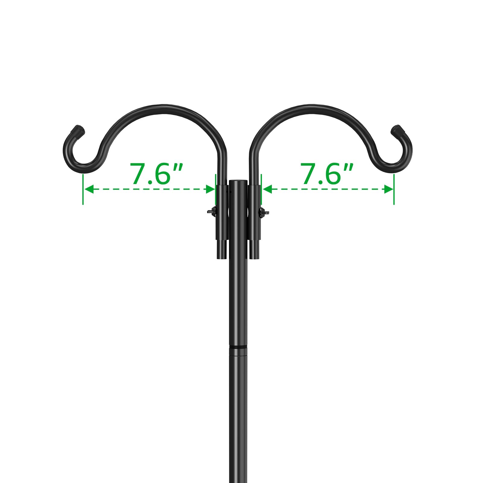 GOFORWILD double curved hook top holding two items for flexible hanging