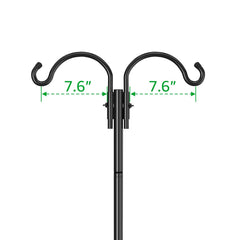 GOFORWILD double curved hook top holding two items for flexible hanging