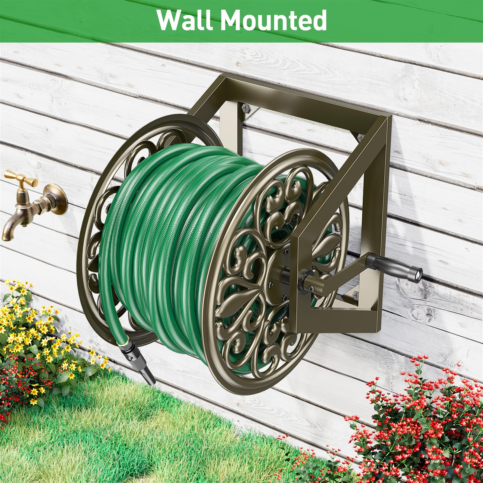 GOFORWILD drum loaded with coiled hose shows high capacity benefit