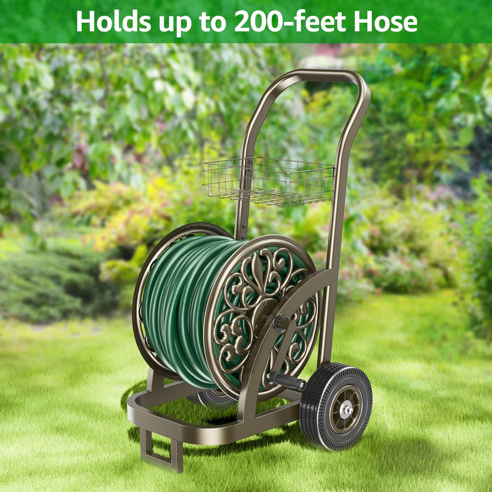 GOFORWILD cart in a garden setting making watering and cleanup faster