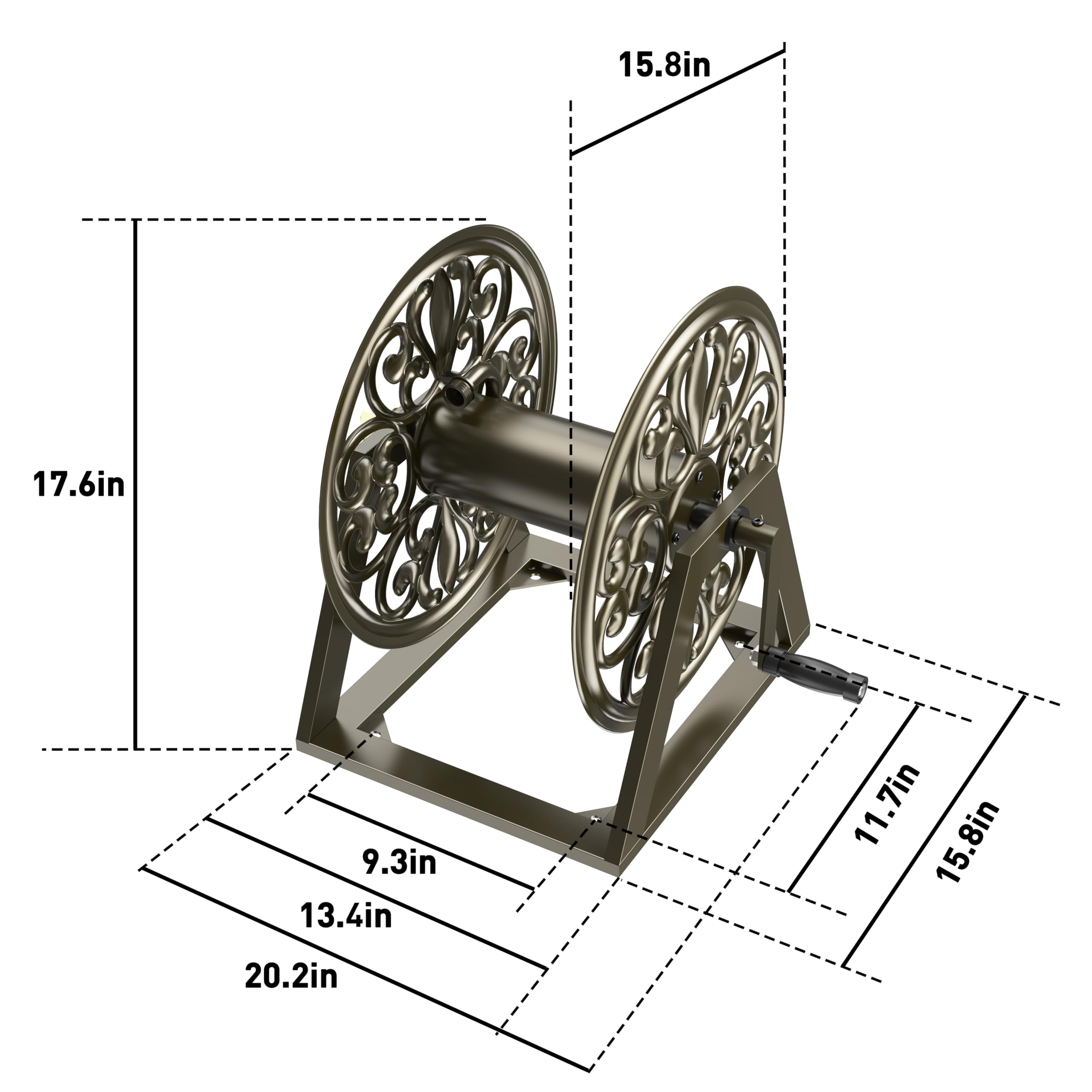 GOFORWILD person winding hose demonstrates easy operation benefit