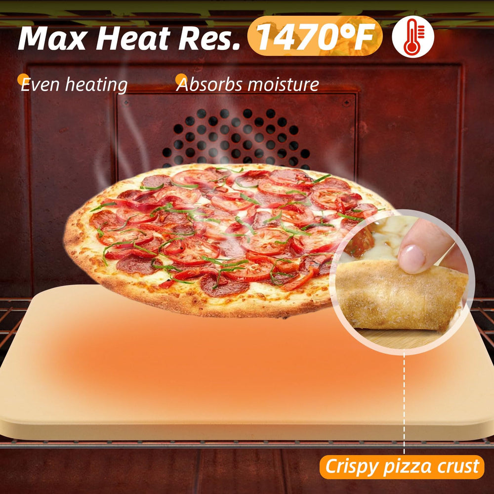 GOFOWRK metal pizza peel and rocker cutter set displayed for hygienic and precise handling