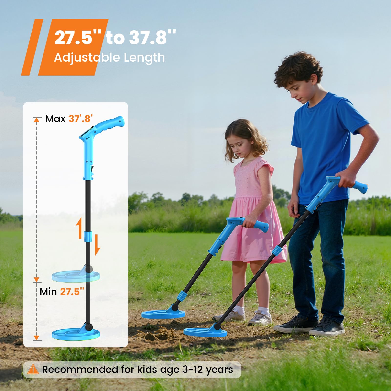 gogonova detalle del mango ajustable para comodidad infantil