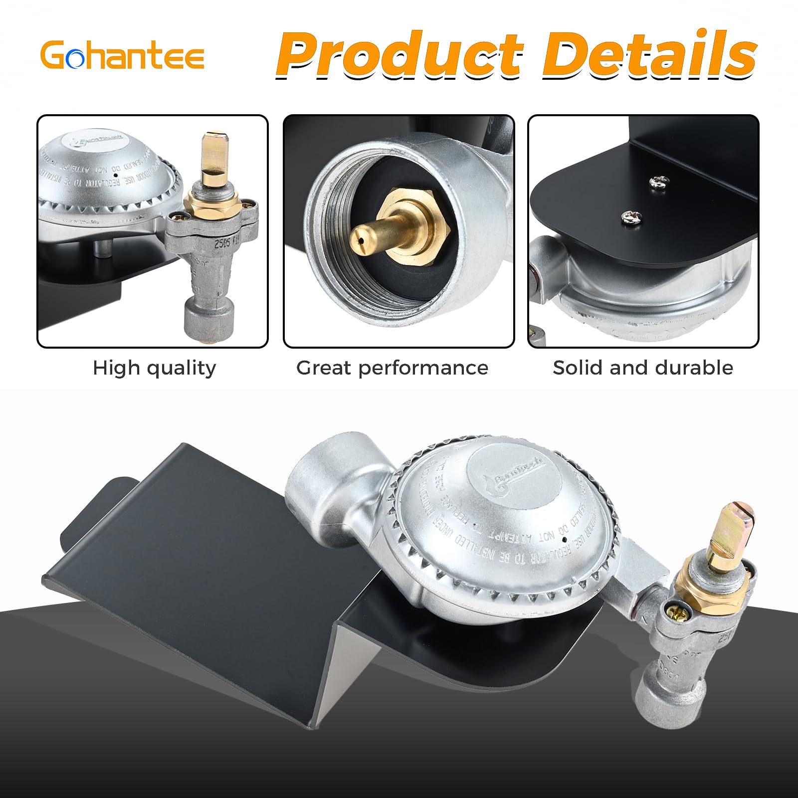 gohantee 64866 brass body close-up highlighting corrosion resistance and durability