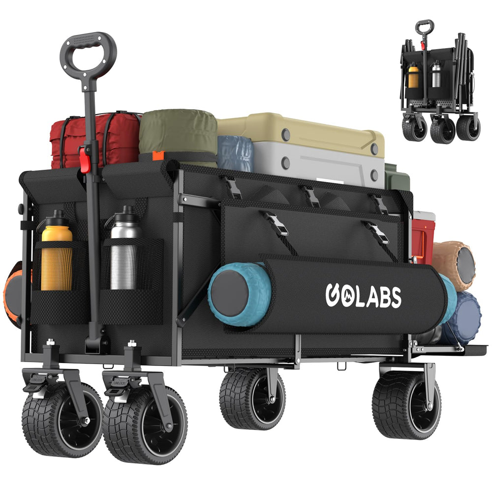GOLABS front view showing sturdy frame and large cargo area for reliable hauling