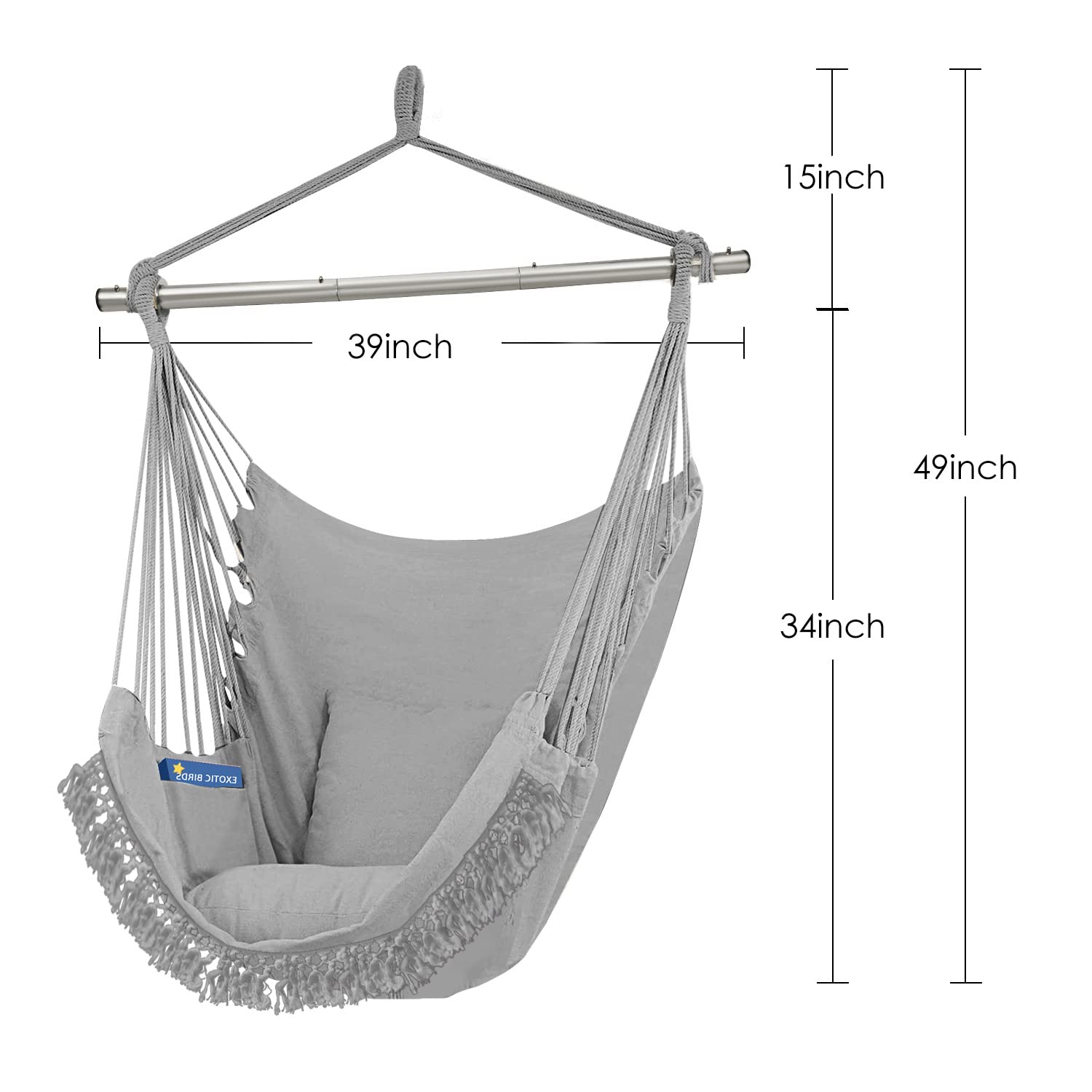 Gold Armour hanging hardware kit with chain and carabiners for secure installation