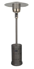 Golden Flame front view in matte mocha showing elegant outdoor warming
