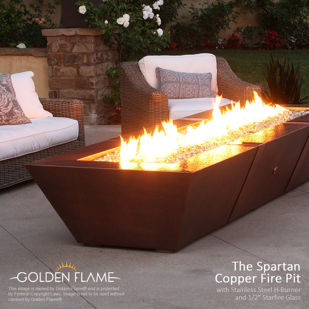 Golden Flame whistle‑free connection kit detail reducing gas line noise for quieter fires