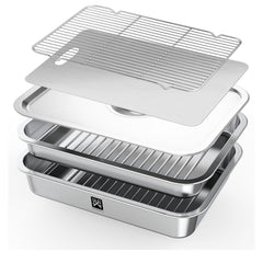 GOLDEN KEY front view of full 5-piece set showing compact, durable organization