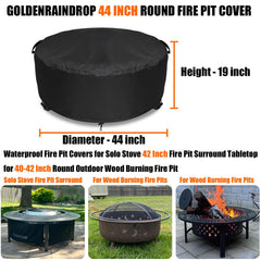 GoldenRaindrop close-up of 600D polyester texture and PU lining, resists UV and moisture