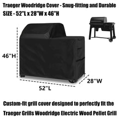 GoldenRaindrop side handle being used to install cover easily and safely