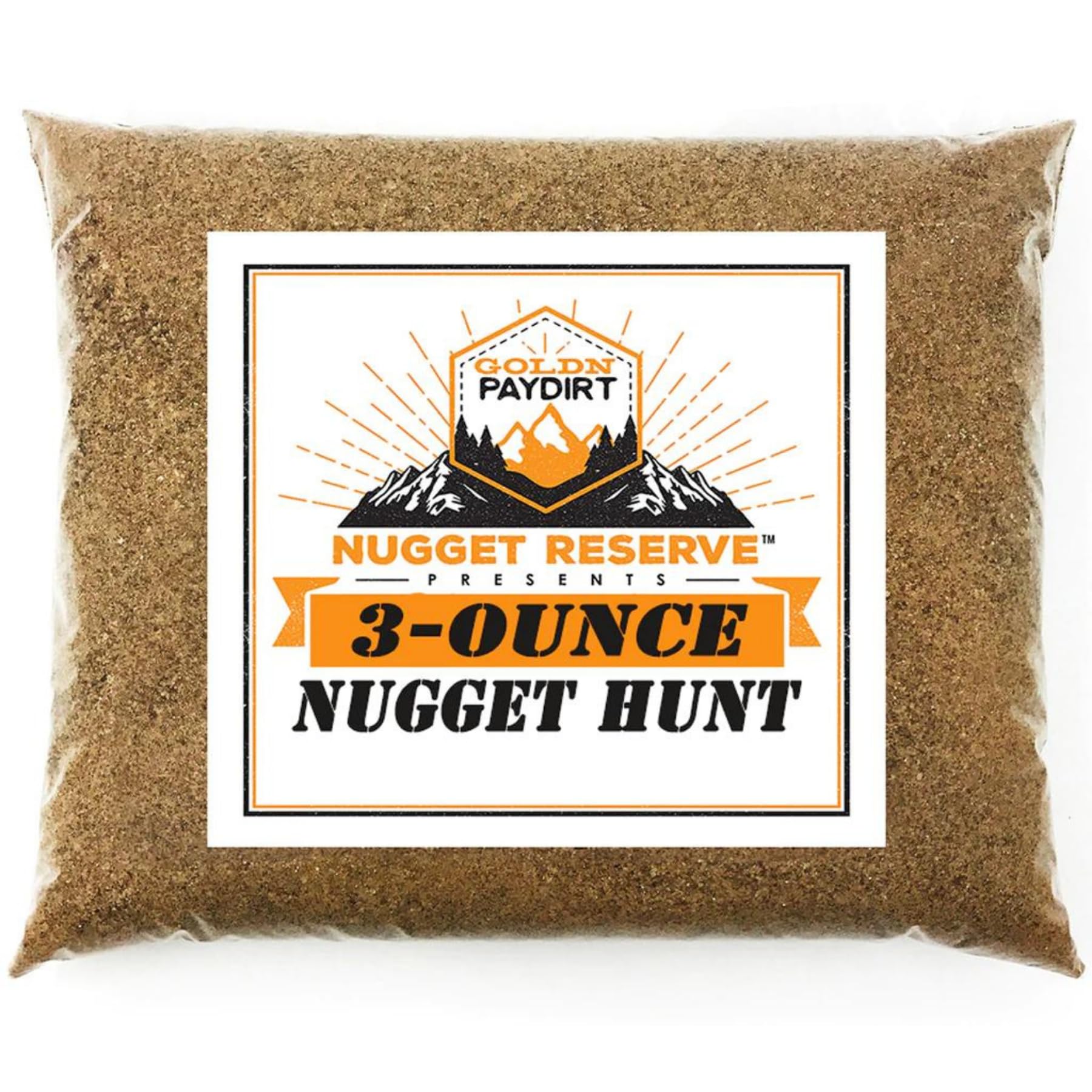 Goldn Paydirt front packaging showing sealed 3 ounce bag and brand for quick identification and confidence