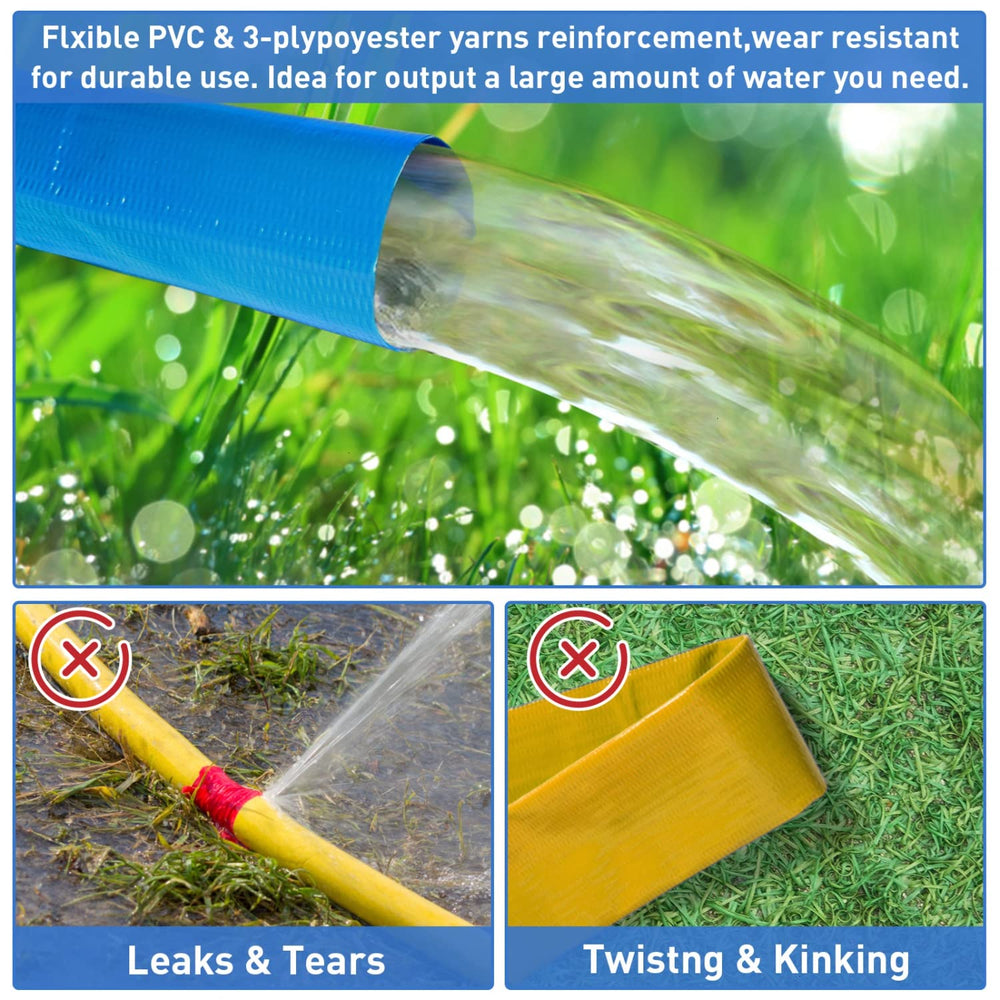 Gonioa lifestyle scene with hose, pump, and pool showing practical maintenance setup