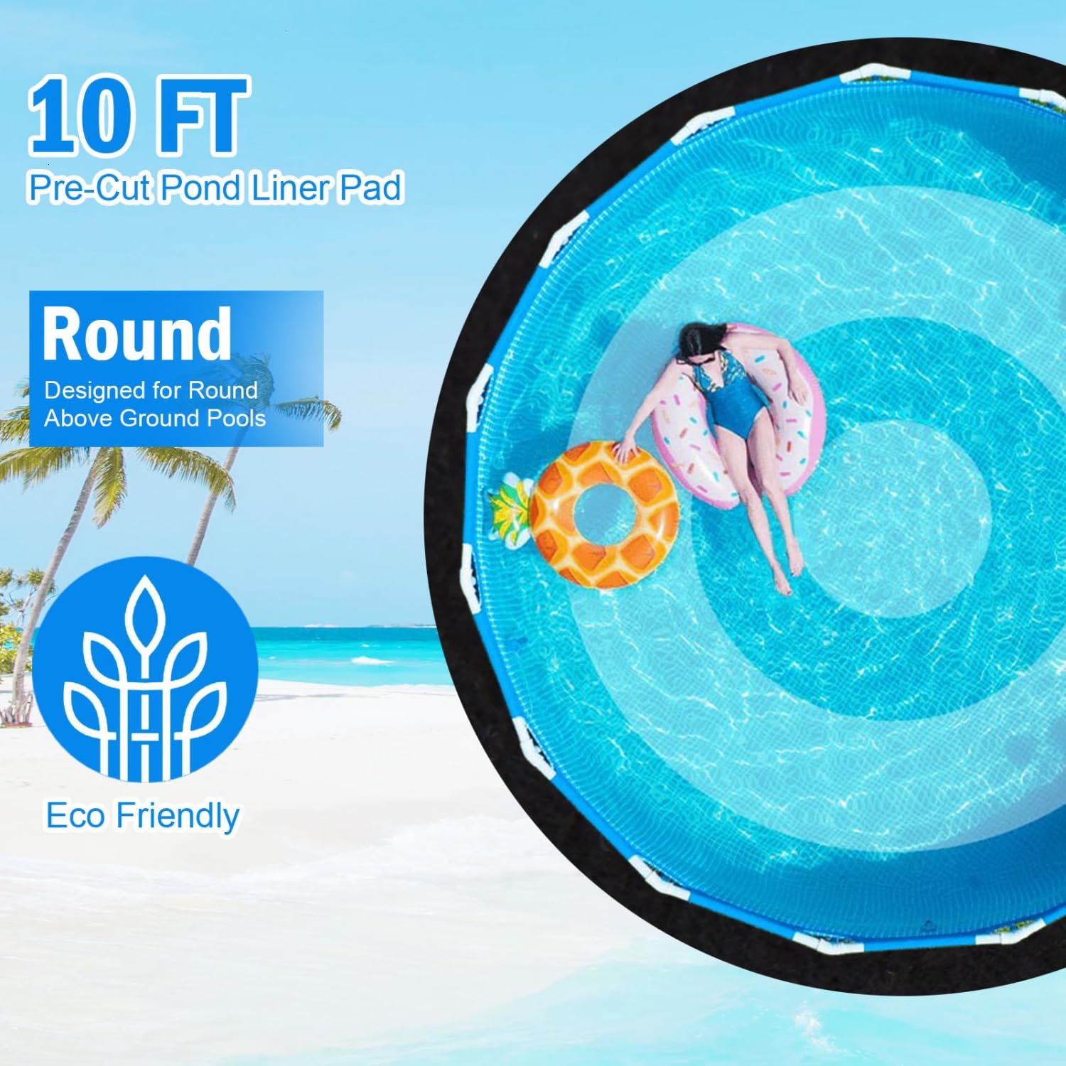 Gonioa close-up felt texture highlighting thick cushioning for liner protection