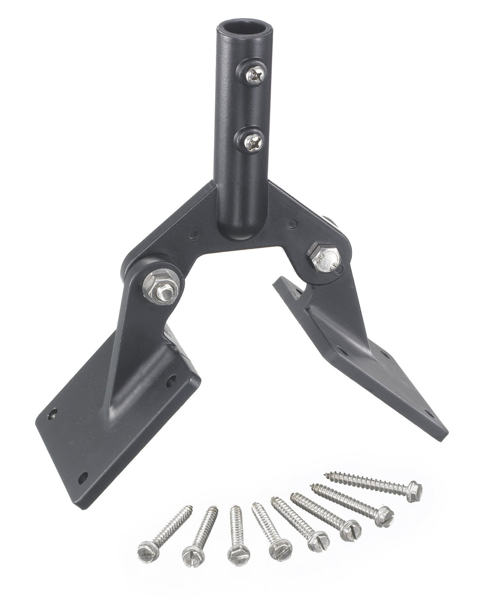 Good Directions 401AL front profile showing black aluminum mount and plates for lasting support