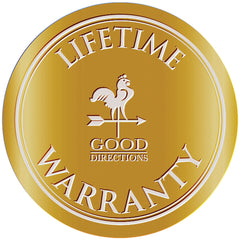 Good Directions hammered copper texture close-up highlights craftsmanship and durability benefit