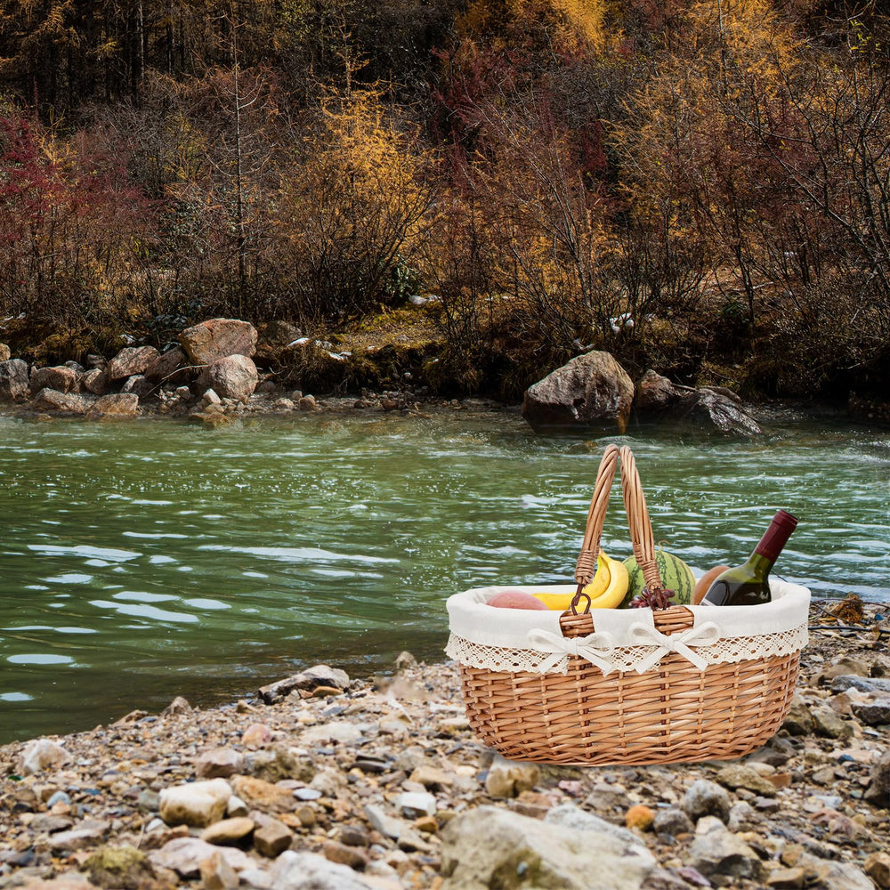Good GAIN basket presented as a gift showing elegant ready-to-give packaging