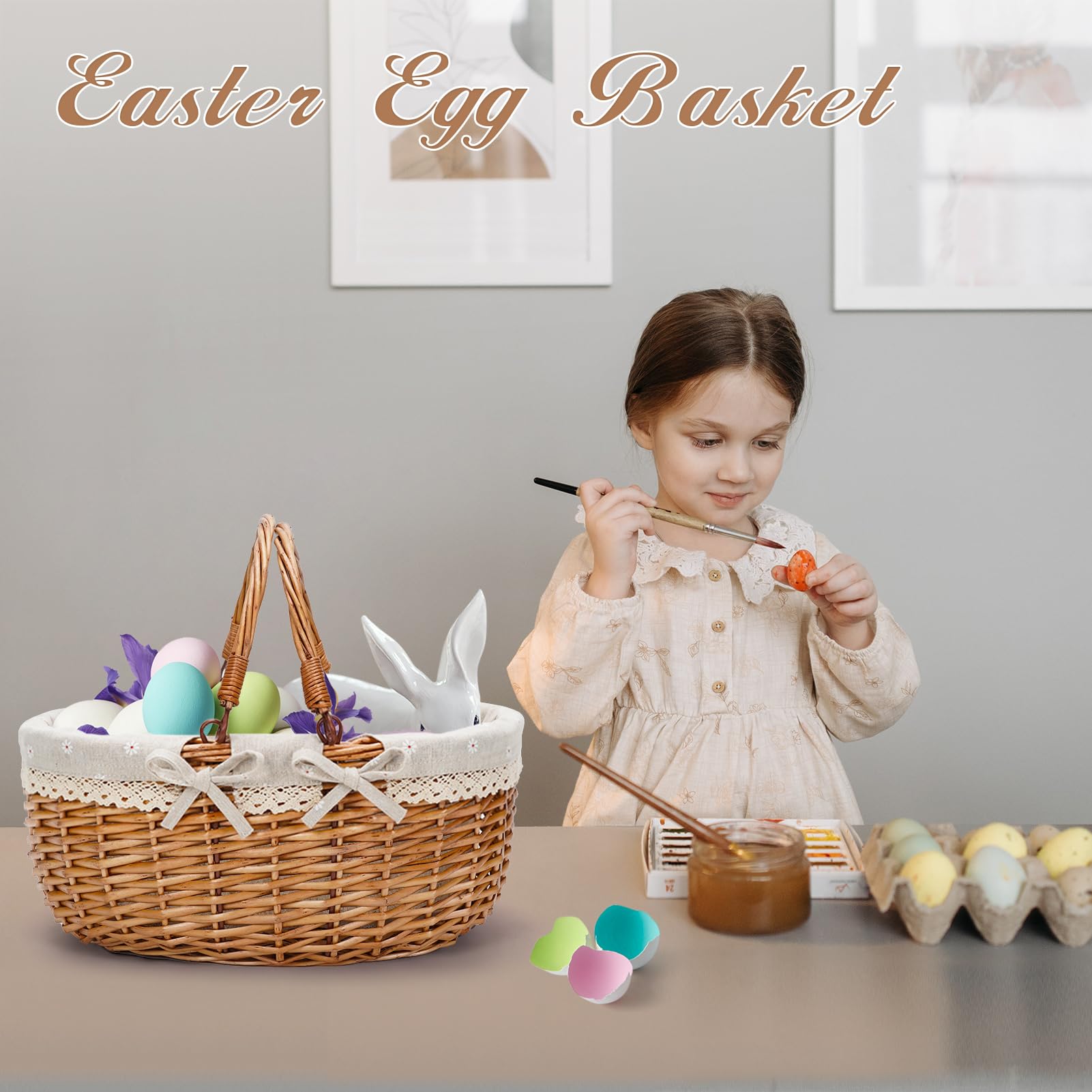 Good GAIN outdoor picnic setup with basket on blanket showcasing style and ready use