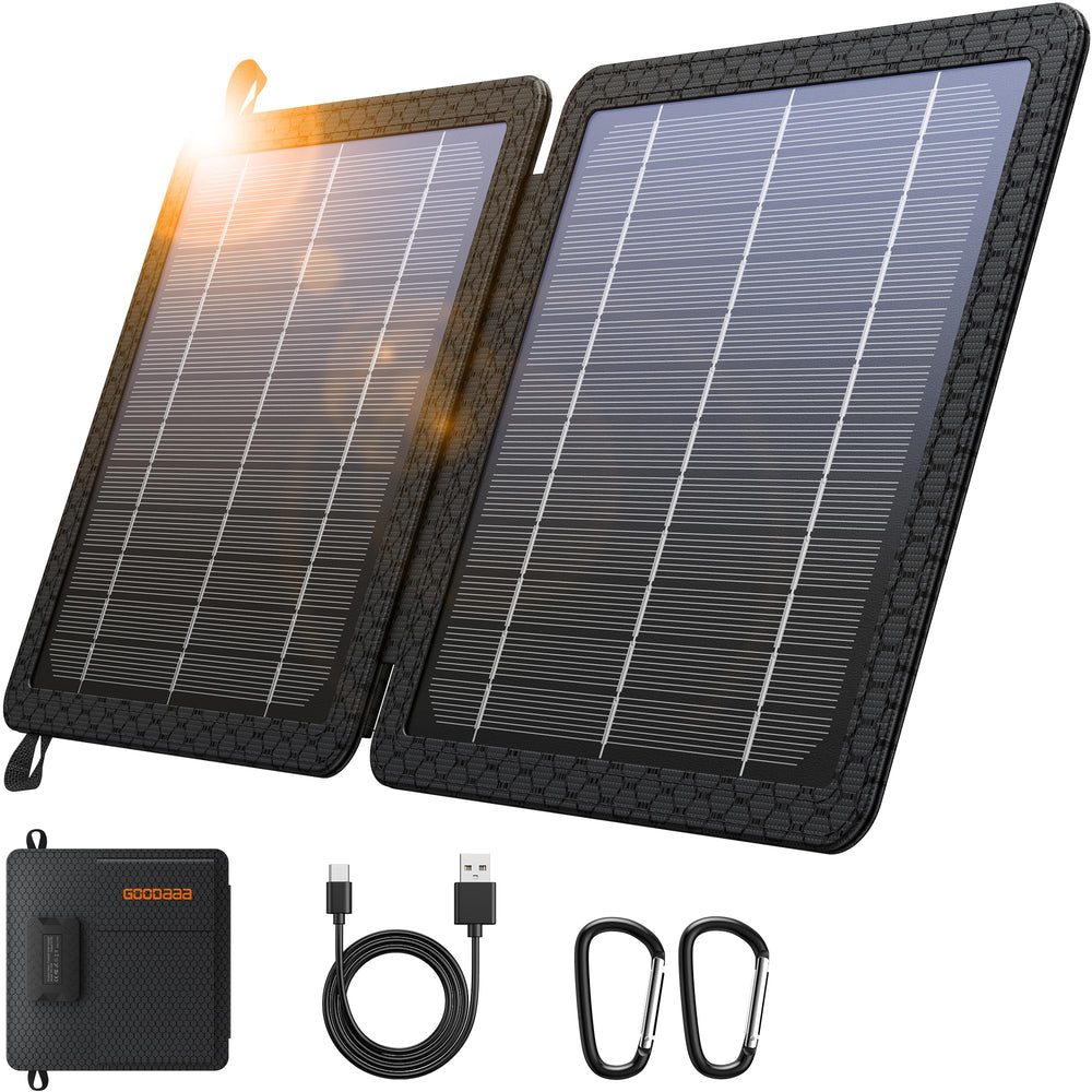 GOODaaa folded front view showing compact portability and easy storage benefit