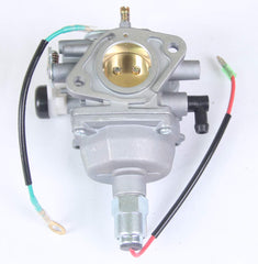 goodbest carburetor kit with three gaskets, air filter, fuel shutoff and six clamps neatly arranged