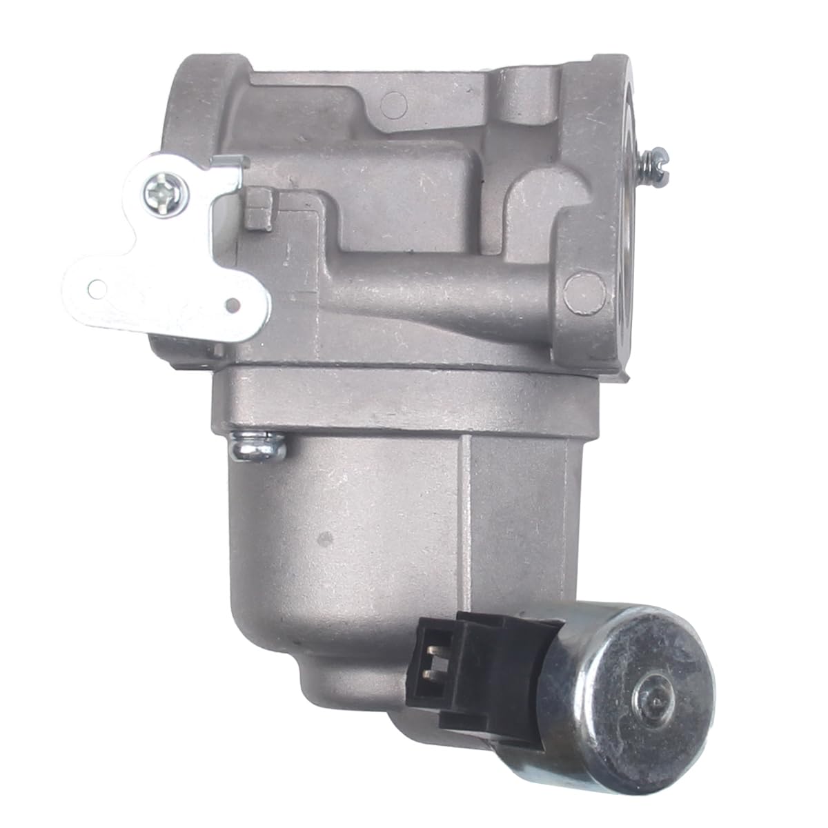 goodbest carburetor beside a ruler and label showing size and compatible John Deere models