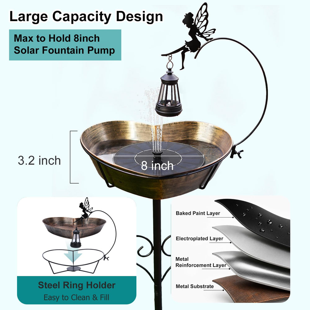 Goodeco bird bathing in bowl illustrating wildlife attraction and water access