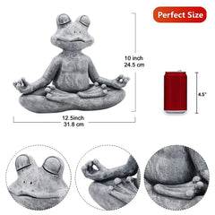 Goodeco frog statue close-up showing textured finish and handcrafted detail