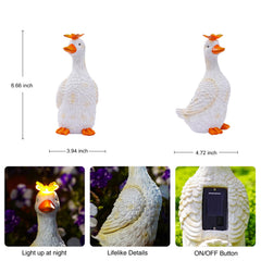 Goodeco solar butterfly closeup highlighting light feature and evening charm