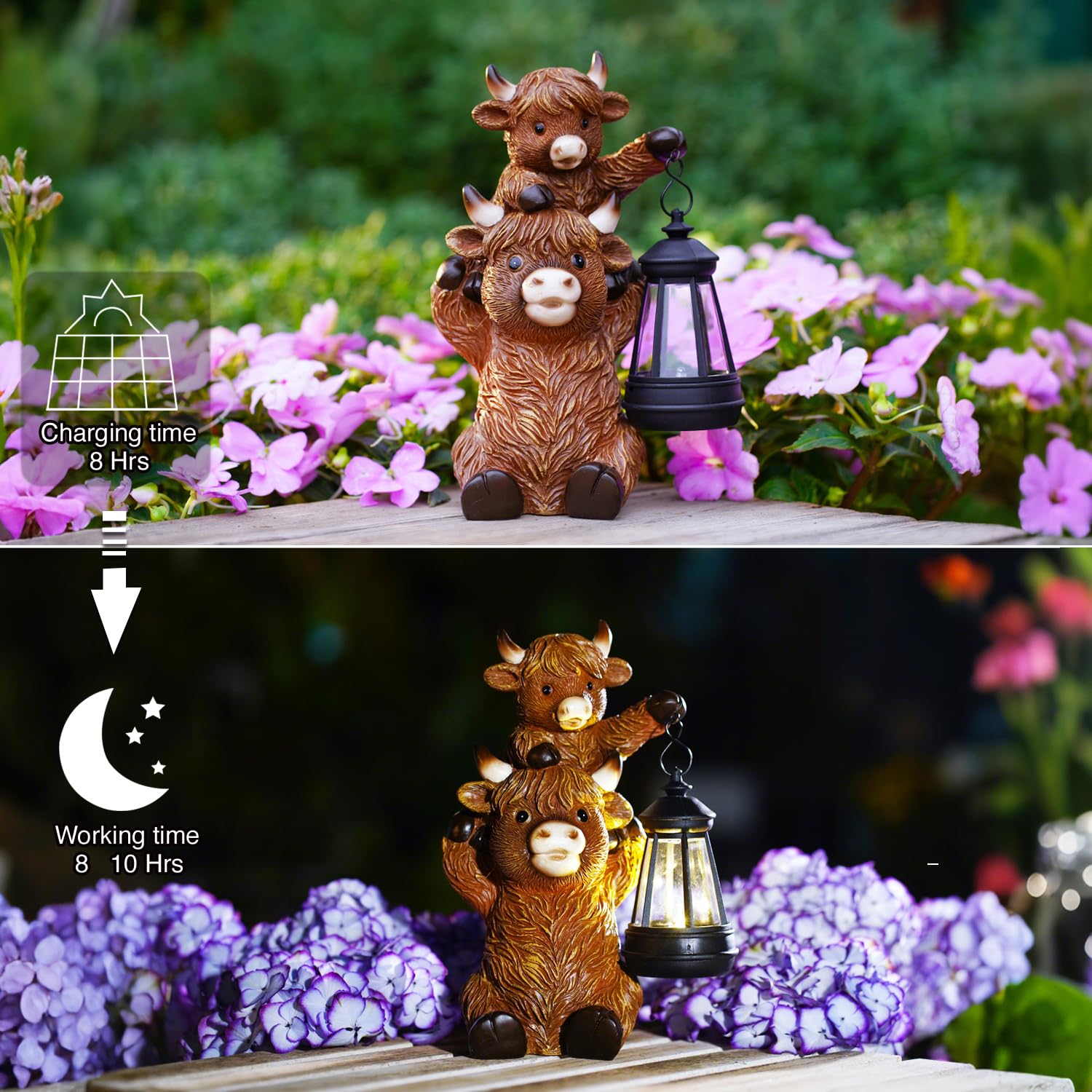 Goodeco statue staged in garden illustrating decorative curb appeal
