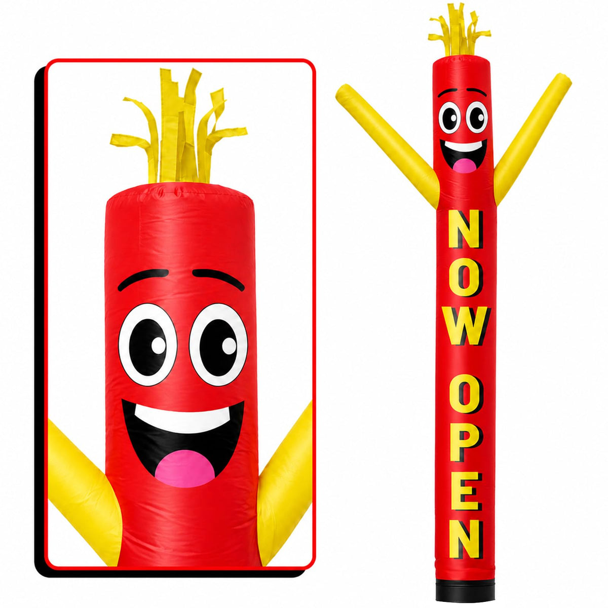 GOODENY front view of 10ft inflatable attracting attention