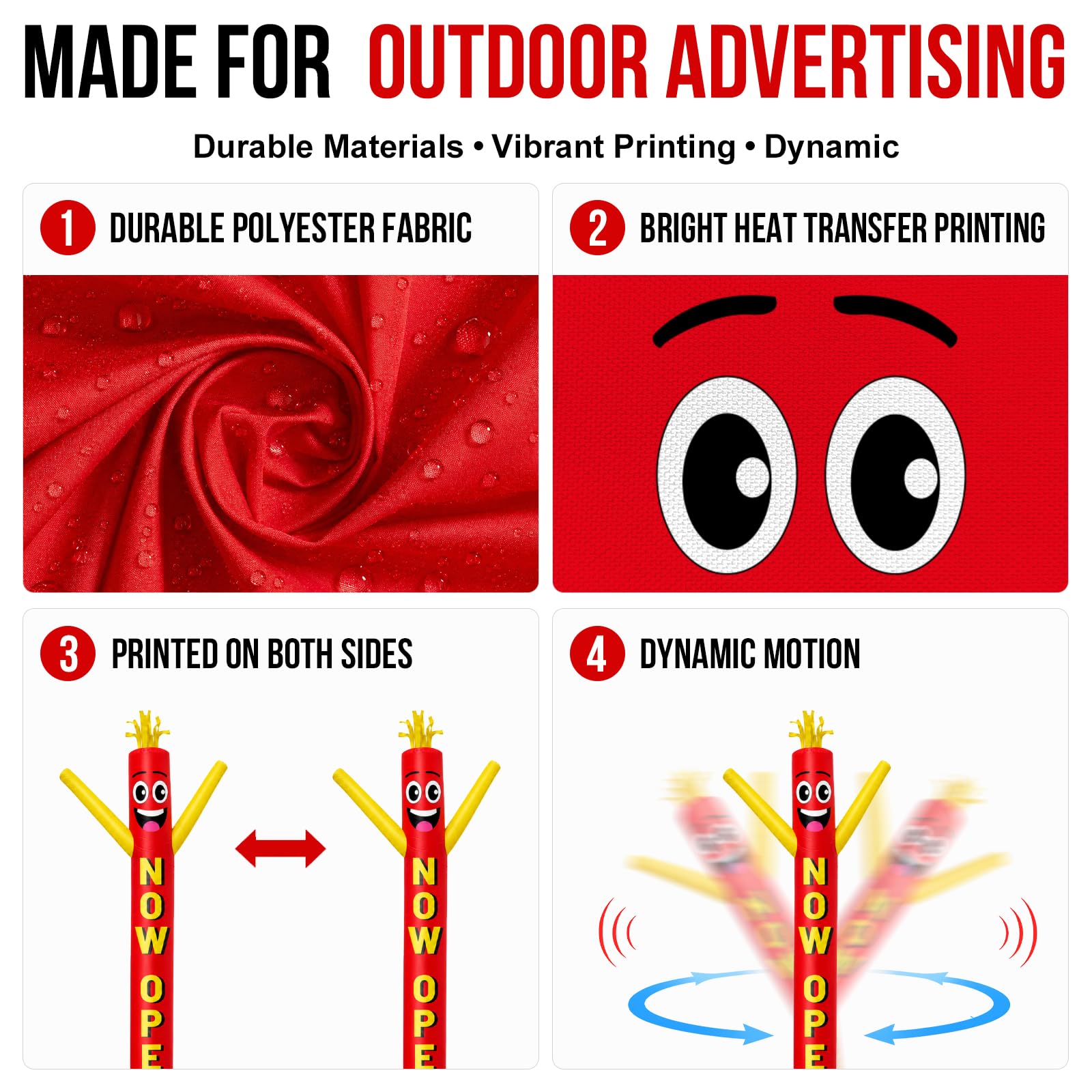 GOODENY side profile displays double-sided print for better visibility