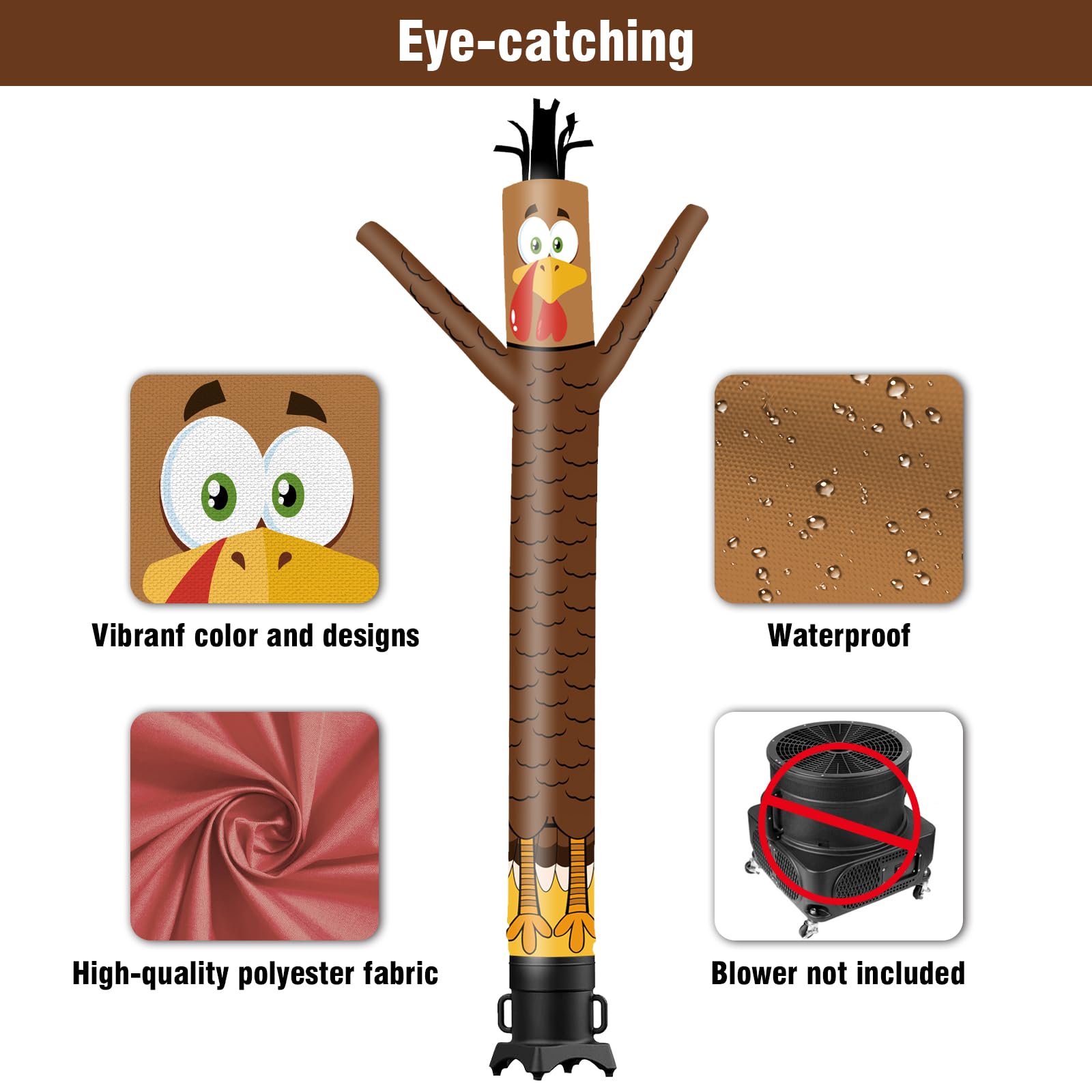 GOODENY next to person showing ten-foot scale and roadside impact