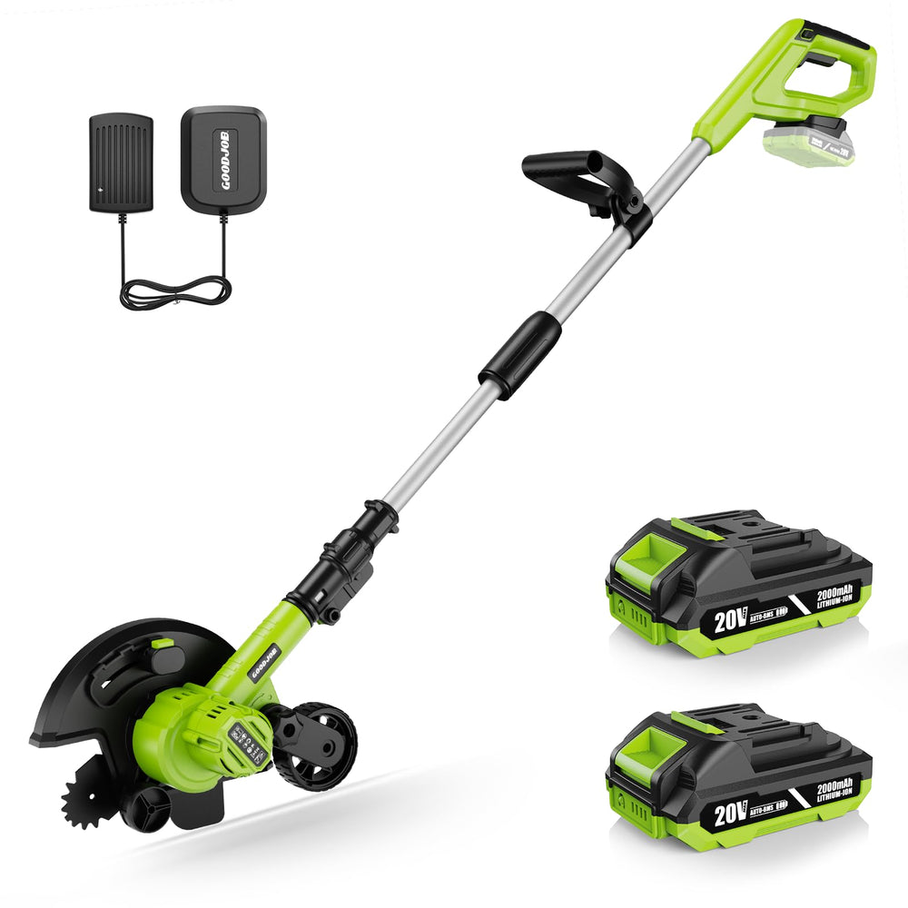 goodjob edger front view showing compact design and portability benefit