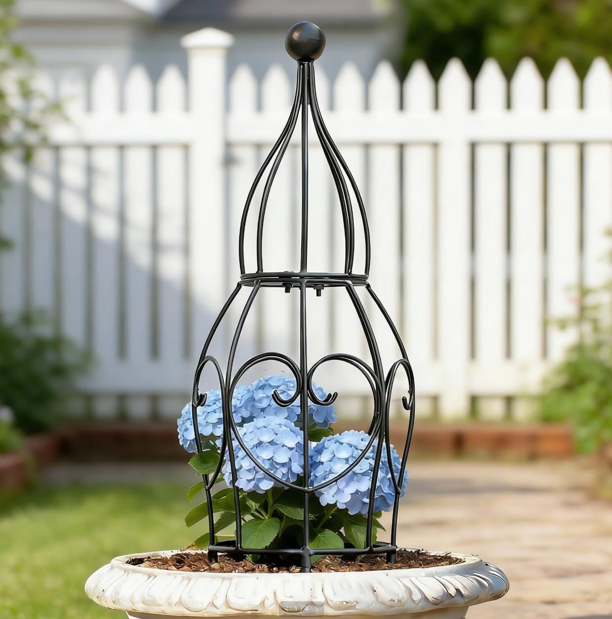 Goooxim front view obelisk showing elegant shape and plant support benefit