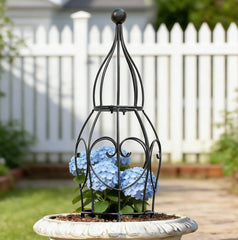 Goooxim front view obelisk showing elegant shape and plant support benefit