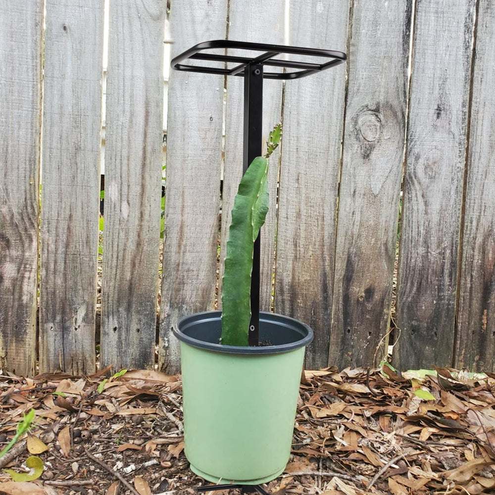 Goooxim lifestyle patio plant support showing attractive functional garden setup
