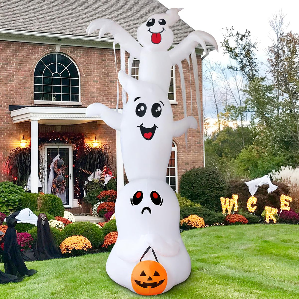 GOOSH inflatable set up in a lawn showing easy installation and family fun