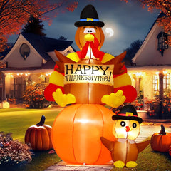 GOOSH turkey front view showing full inflatable and curb appeal