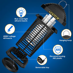 GOOTOP hanging on a patio hook illustrating convenient placement and protection benefit