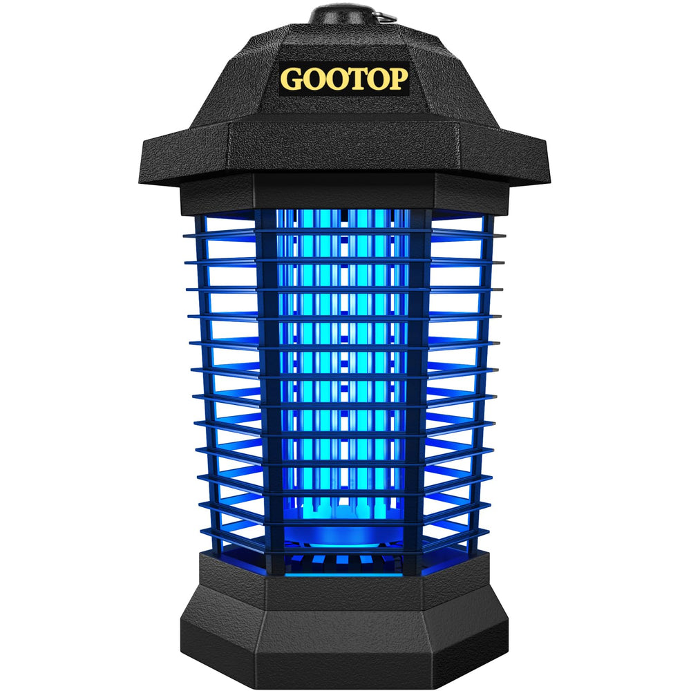 GOOTOP lit at night above a deck illustrating effective nighttime use